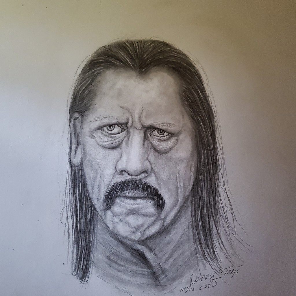 Danny Trejo drawing by Calypso4u | Doodle Addicts