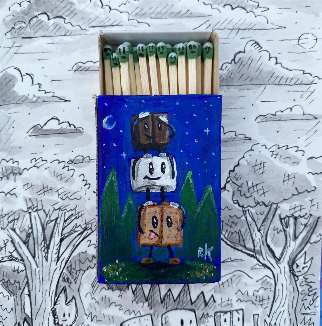 Matchbox Art drawing by Richard Koehler Doodle Addicts