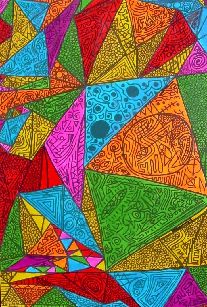 Triangles drawing by thisIZmyMIND Doodle Addicts
