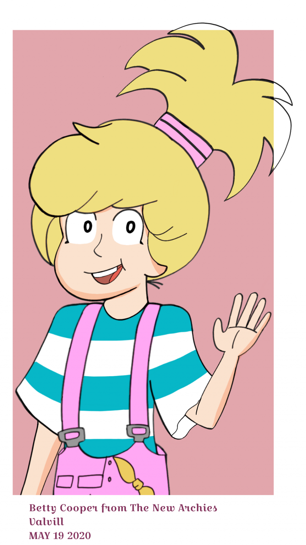 Betty Cooper (redraw) drawing by Valeria | Doodle Addicts