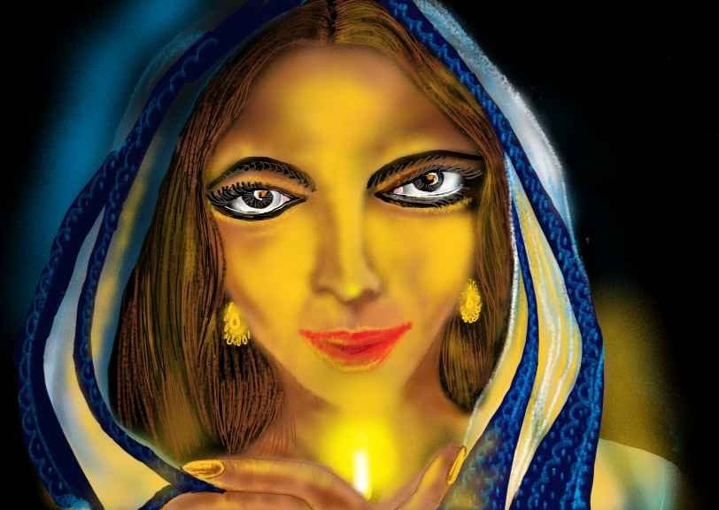 The ray of light drawing by Deepa Mathew Doodle Addicts