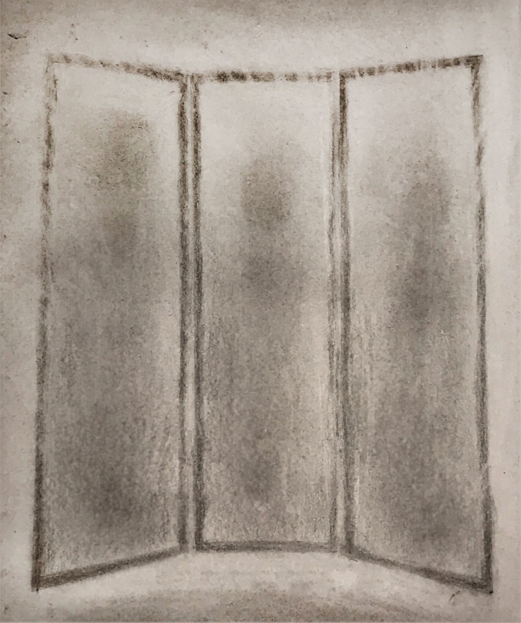 Three Way Mirror drawing by Suzette Doodle Addicts