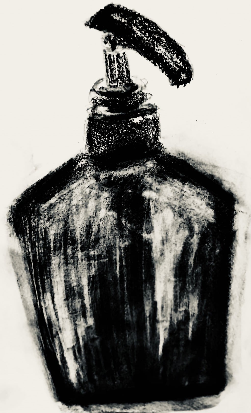 Lotion Bottle drawing by Suzette Doodle Addicts