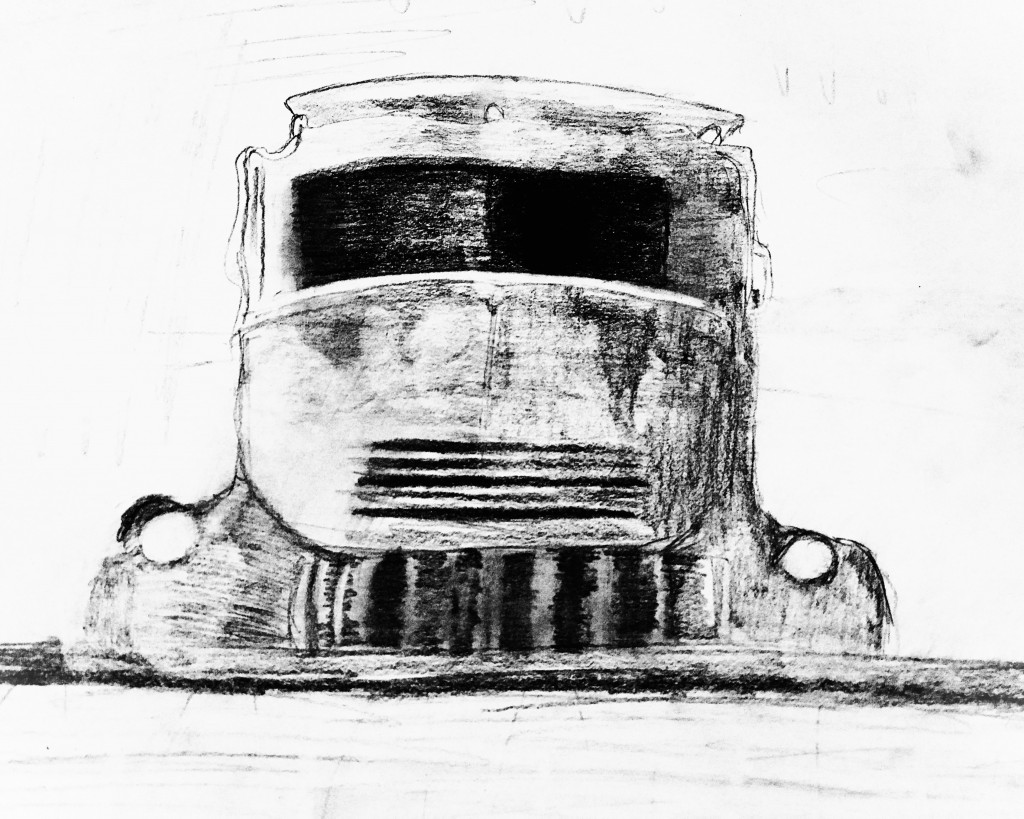 Jeepers Creepers Truck drawing by Suzette Doodle Addicts