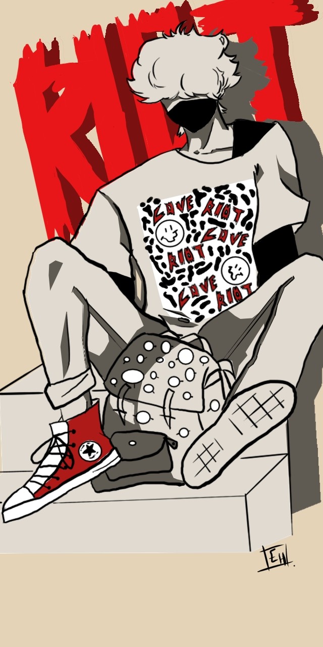RIOT! drawing by Em Doodle Addicts