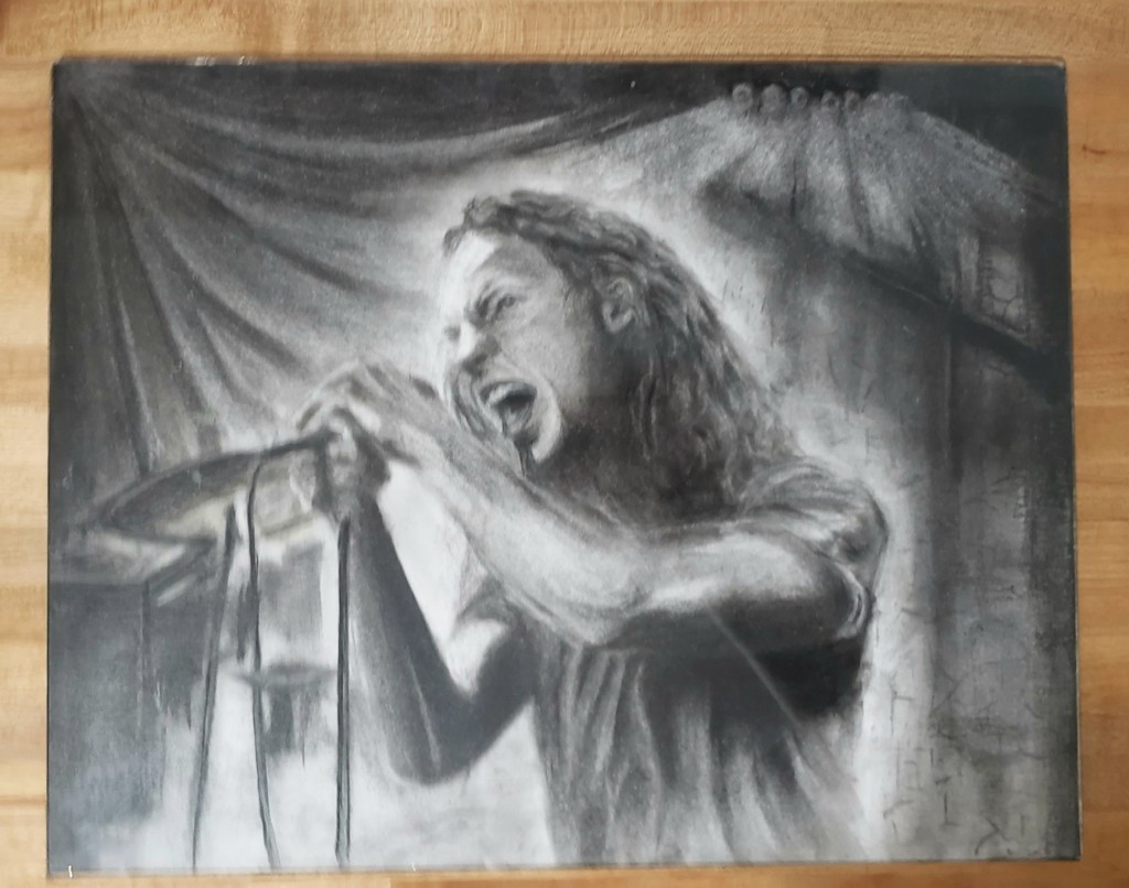 Ed Vedder drawing by D.C. | Doodle Addicts