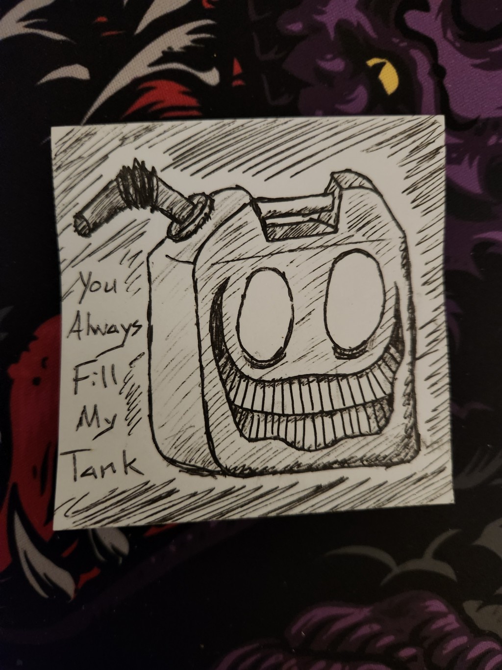 Gas Can drawing by Dane Mullen Doodle Addicts