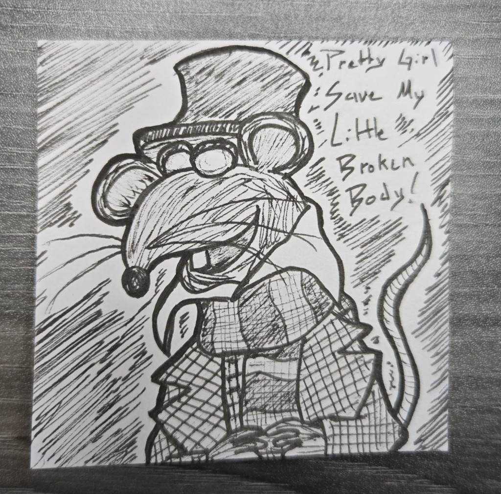 Rizzo the Rat drawing by Dane Mullen | Doodle Addicts