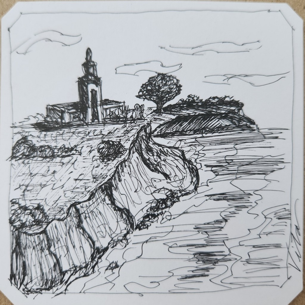 Faro de Cabo Rojo drawing by Vita | Doodle Addicts