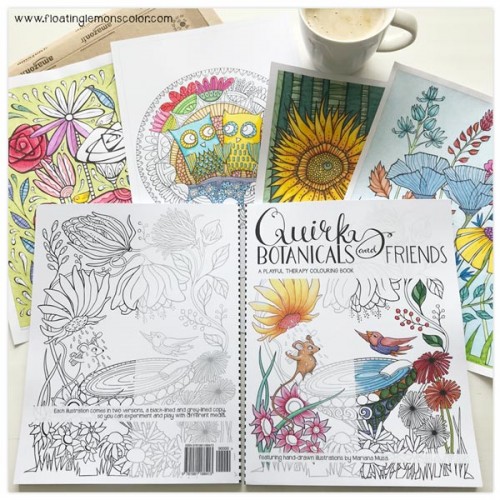 Quirky Botanicals and Friends Colouring Book