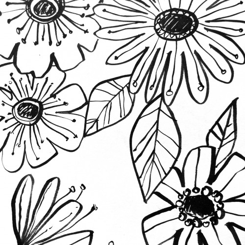 Doodle flowers