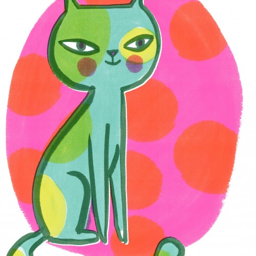 Psychedelic Cat