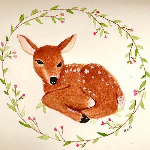 Deer wreath