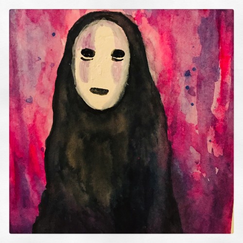 No Face Watercolor