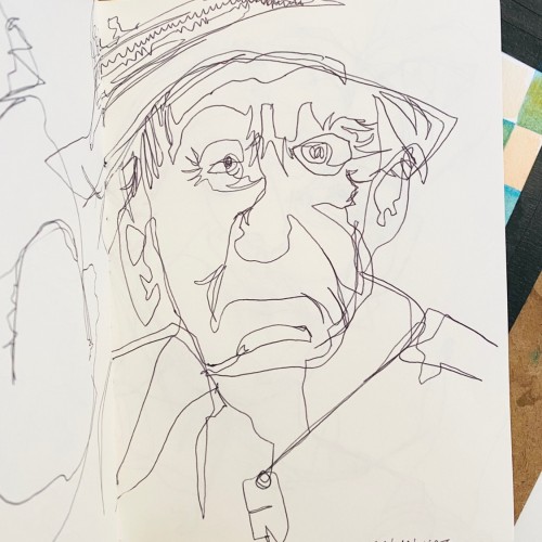 Old Man in Hat