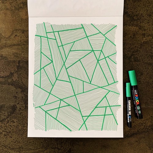 Pattern study 2: Green