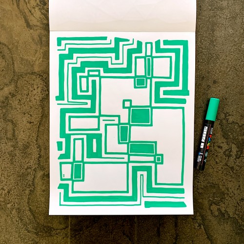 Pattern Study 8: Green