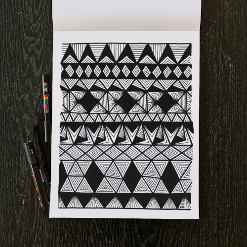 Pattern Study 19: Black