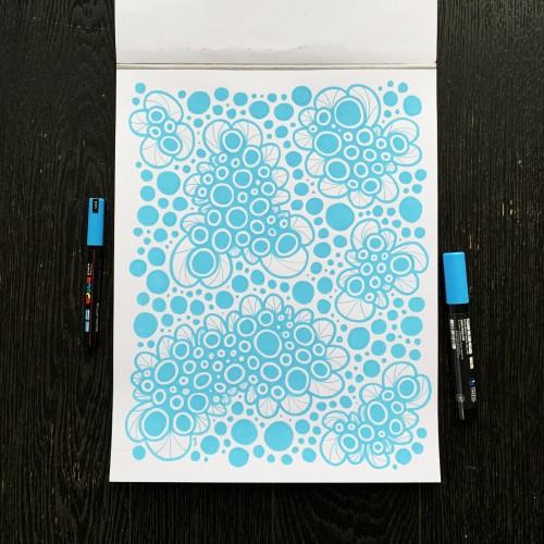 Pattern Study 20: Light Blue