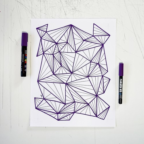 Pattern Study 21: Purple