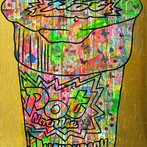 Pop noodle-ism by Barrie J Davies 2018