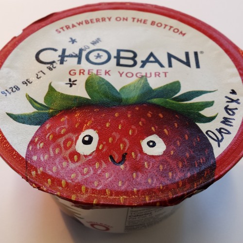Strawberry Yogurt Smiles!