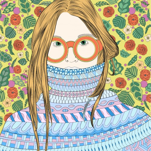 Girl with sunglasses