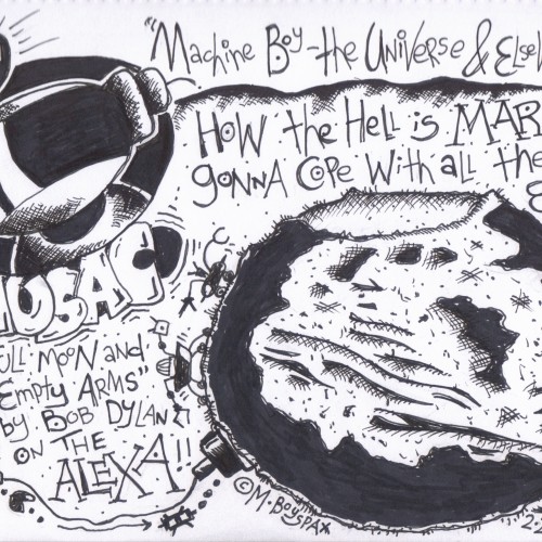 Everyones gone to the....erm....Mars!