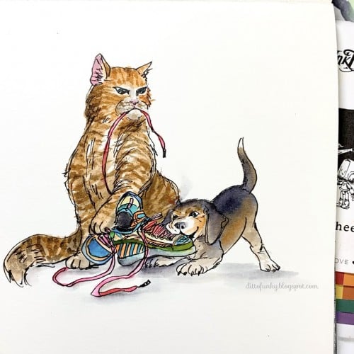 Inktober 2020 - Day 29 - Shoes
