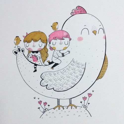 Inktober Day 5 Chicken