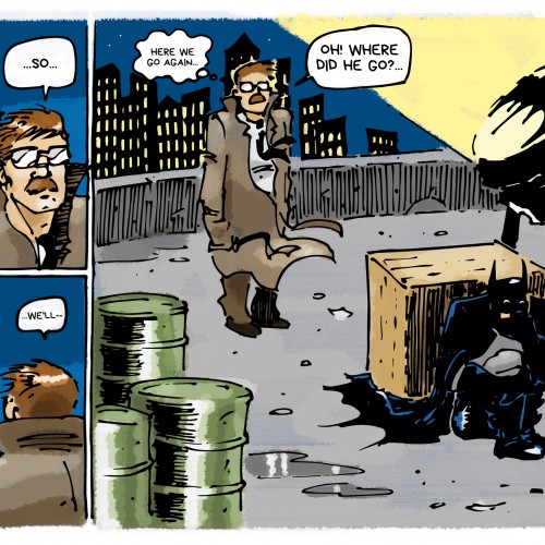 Batmans classic disappearance