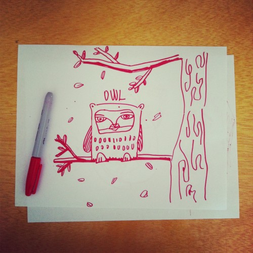 Five-minute Doodle - Owl