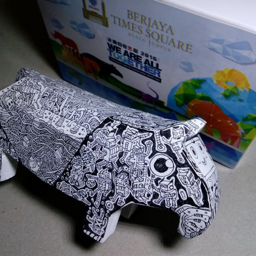 Doodle on Malayan Tapir Model