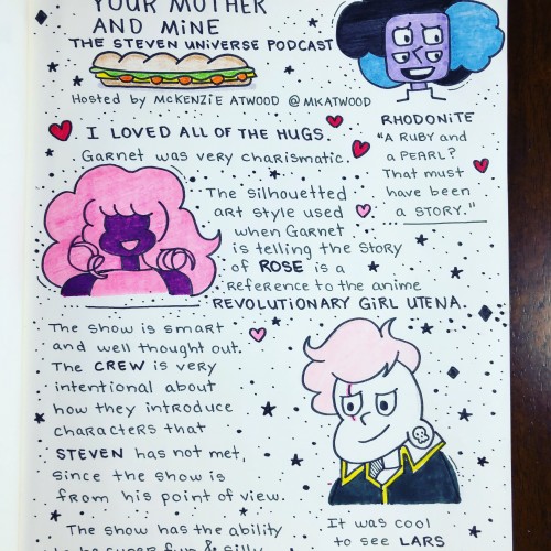 Your Mother & Mine - Steven Universe Podcast Sketchnotes