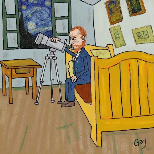 Famous artists today...what would Vincent be doing?