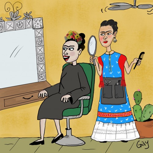 Famous artists today...what would Frida be doing?
