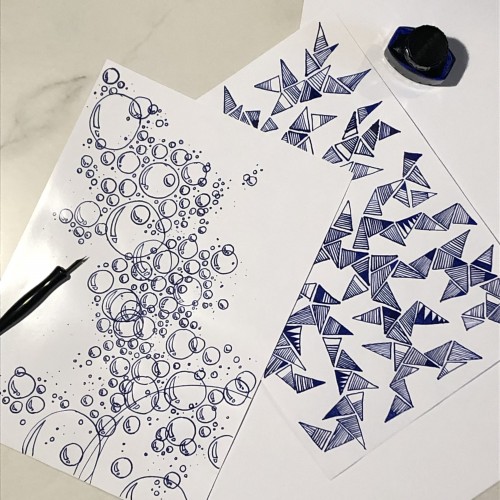 Dip pen and ink fun
