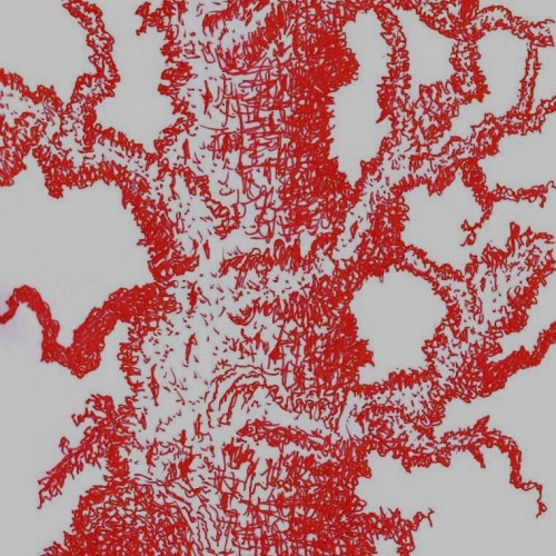 Ancient Tree in Red Ink
