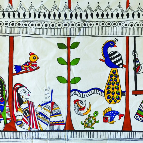 Madhubani bedset