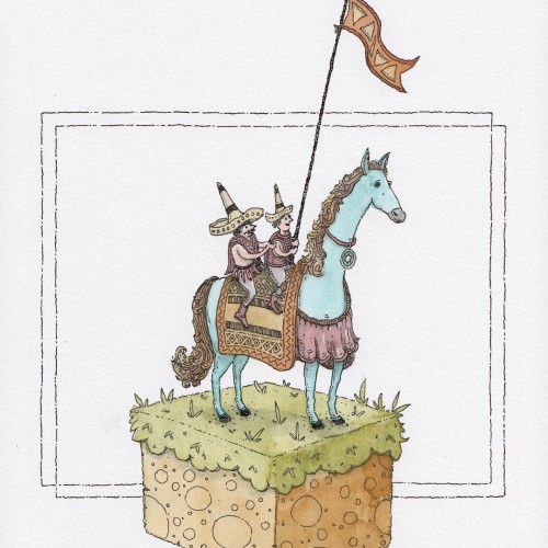 HorseBlock (watercolor)
