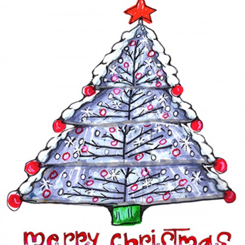 Doodle Addicts Christmas Tree