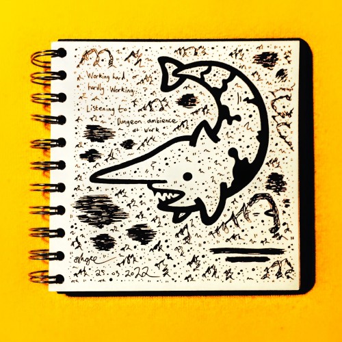“A Song For A Shark In Festering Waters”, March 2022.
