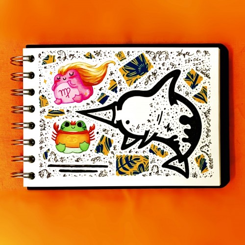 “Horned Gods On A Lunch Break With Friends”, June 2025.