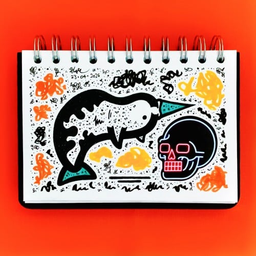 “Sun On Skull O’Clock”, April 2026.