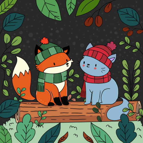 Fox and Cat