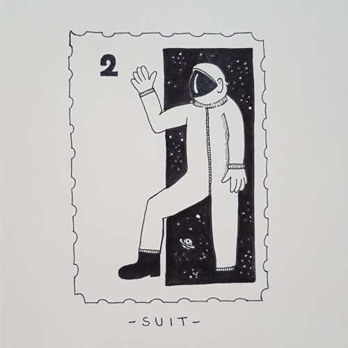 Inktober 2 - Suit