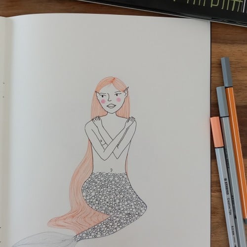 Red Head Mermaid