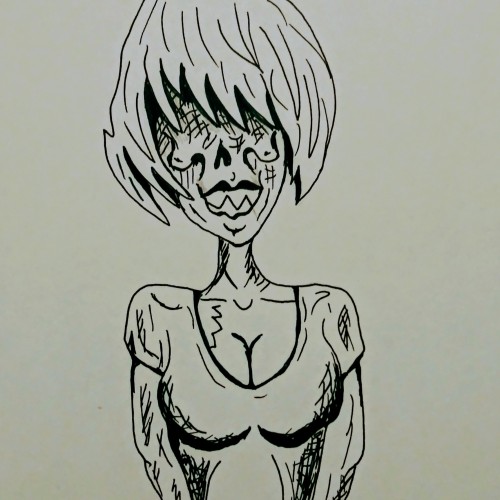 Corpse lady face
