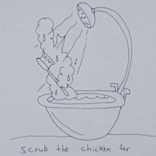 Chucken rinse