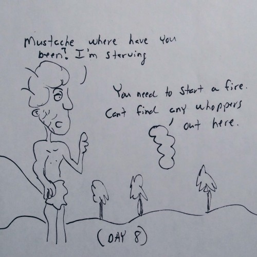 Man in the wild